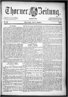 Thorner Zeitung 1887, Nr. 12