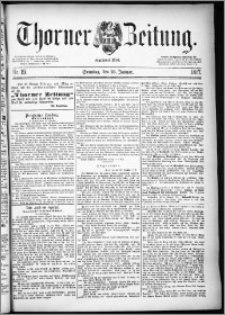 Thorner Zeitung 1887, Nr. 19 + Beilage
