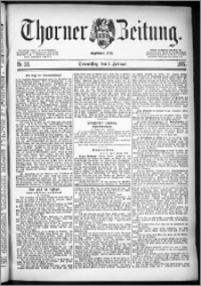 Thorner Zeitung 1887, Nr. 28