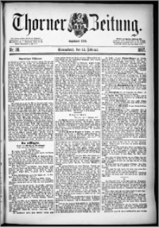 Thorner Zeitung 1887, Nr. 36
