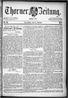 Thorner Zeitung 1887, Nr. 46