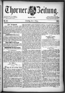 Thorner Zeitung 1887, Nr. 50