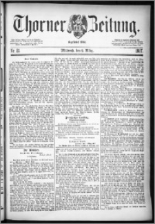 Thorner Zeitung 1887, Nr. 51