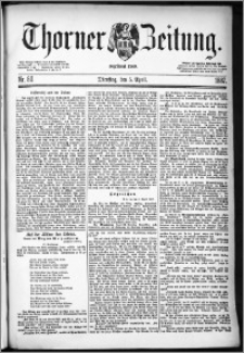 Thorner Zeitung 1887, Nr. 80