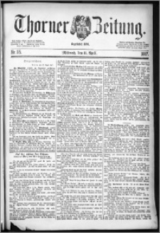 Thorner Zeitung 1887, Nr. 85