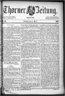 Thorner Zeitung 1887, Nr. 90