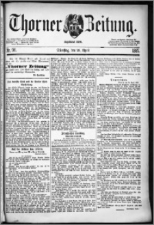 Thorner Zeitung 1887, Nr. 96