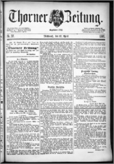 Thorner Zeitung 1887, Nr. 97
