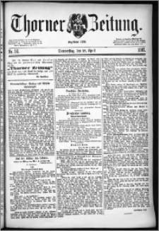Thorner Zeitung 1887, Nr. 98