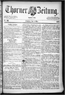 Thorner Zeitung 1887, Nr. 106 + Beilage