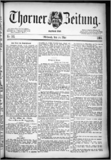 Thorner Zeitung 1887, Nr. 114