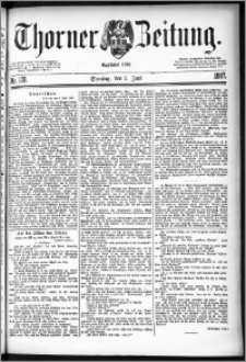 Thorner Zeitung 1887, Nr. 128 + Beilage