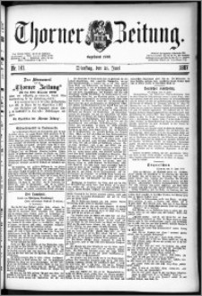 Thorner Zeitung 1887, Nr. 141