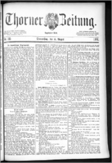 Thorner Zeitung 1887, Nr. 185