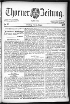 Thorner Zeitung 1887, Nr. 195 + Beilage
