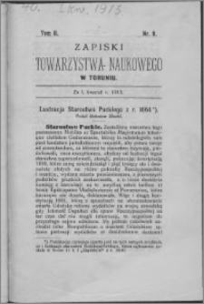 Zapiski Towarzystwa Naukowego w Toruniu, T. 2 nr 9, (1913)
