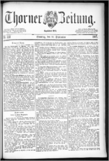 Thorner Zeitung 1887, Nr. 218 + Beilage