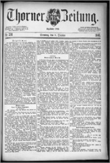 Thorner Zeitung 1887, Nr. 236 + Beilage