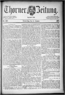 Thorner Zeitung 1887, Nr. 239