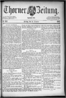 Thorner Zeitung 1887, Nr. 240