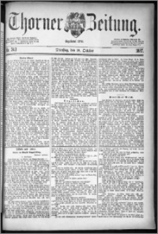 Thorner Zeitung 1887, Nr. 243