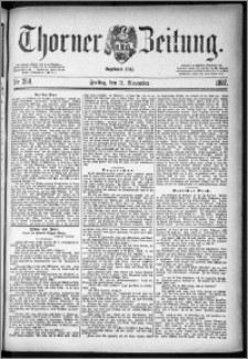 Thorner Zeitung 1887, Nr. 264 + Beilagenwerbung