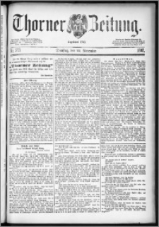 Thorner Zeitung 1887, Nr. 273 + Extra-Beilage