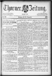 Thorner Zeitung 1887, Nr. 278 + Beilage, Extra-Beilage