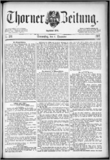 Thorner Zeitung 1887, Nr. 281