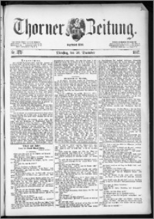 Thorner Zeitung 1887, Nr. 297 + Beilage