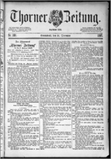 Thorner Zeitung 1887, Nr. 306 + Beilagenwerbung