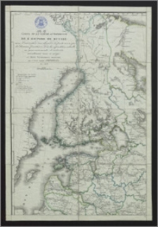 Carte de la partie européenne de l'empire de Russie avec l'indication des chemins de poste, ainsi que des douanes frontières et de la repartition actuelle en gouvernements et districts