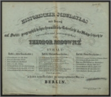 Historischer Schul-Atlas mit Bezug auf Dielitz geographisch-synchronistische Uebersicht der Weltgeschichte