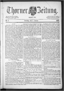Thorner Zeitung 1888, Nr. 2