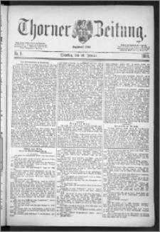 Thorner Zeitung 1888, Nr. 8