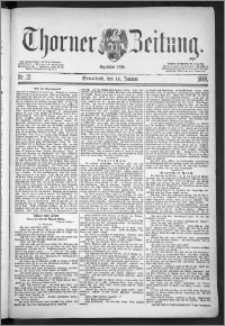 Thorner Zeitung 1888, Nr. 12