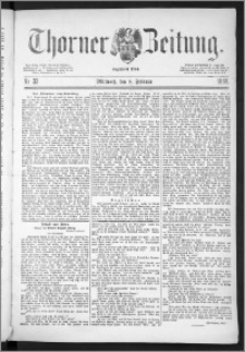 Thorner Zeitung 1888, Nr. 33
