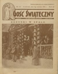 Gość Świąteczny 1928.09.09 R. XXXII nr 37