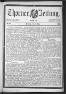Thorner Zeitung 1888, Nr. 67 + Beilage