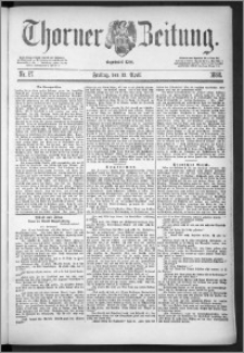 Thorner Zeitung 1888, Nr. 87