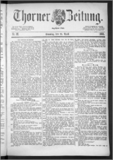 Thorner Zeitung 1888, Nr. 95 + Beilage