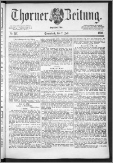 Thorner Zeitung 1888, Nr. 157