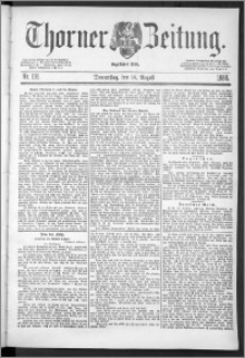 Thorner Zeitung 1888, Nr. 191