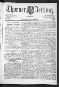 Thorner Zeitung 1888, Nr. 227