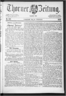 Thorner Zeitung 1888, Nr. 229 + Beilagenwerbung