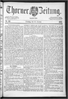 Thorner Zeitung 1888, Nr. 243