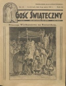 Gość Świąteczny 1929.03.31 R. XXXIII nr 13r