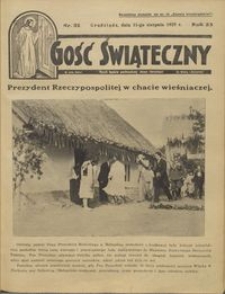 Gość Świąteczny 1929.08.11 R. XXXIII nr 32