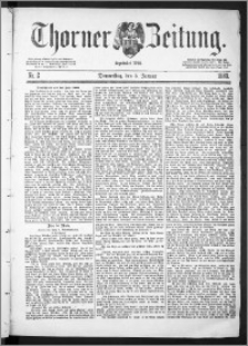 Thorner Zeitung 1889, Nr. 2
