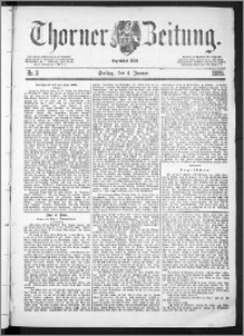 Thorner Zeitung 1889, Nr. 3